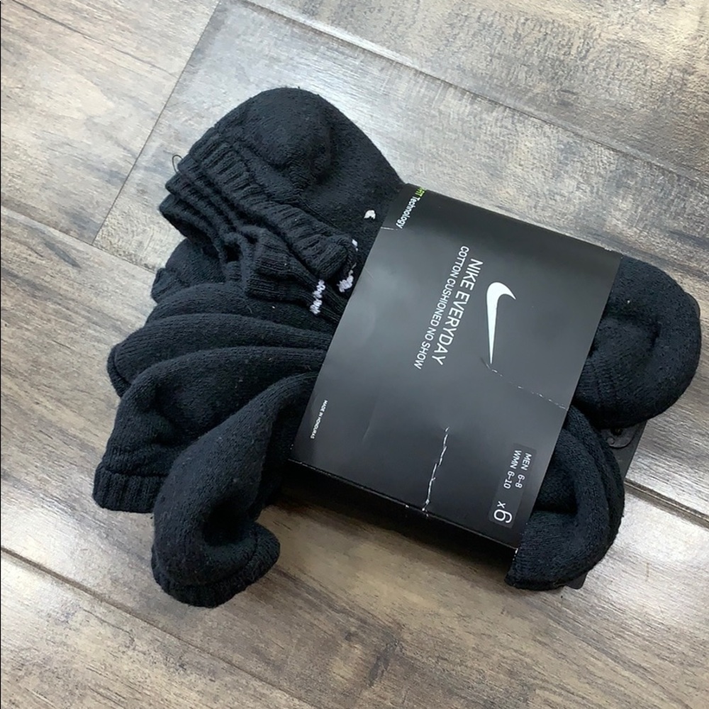 NIKE EVERYDAY COTTON CUSHIONED NO SHOW  SOCKS - Picture 3 of 16